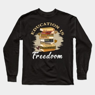 Honoring The Past Inspiring The Future Black History Month Long Sleeve T-Shirt